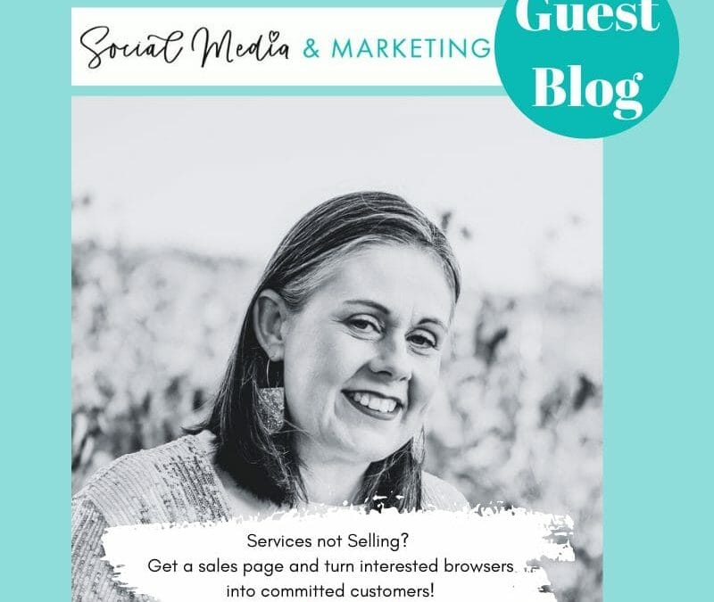 GUEST BLOG: Angela Pickett – Services not selling? Get a sales page and turn interested browsers into committed customers!