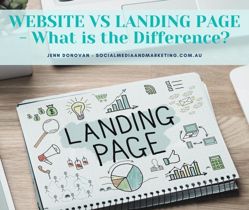 WEBSITE VS LANDING PAGE – What is the Difference?